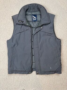 Vintage 1980s Serac Gray Ski Puffer Vest - Men's Medium (40), Retro, Gorpcore